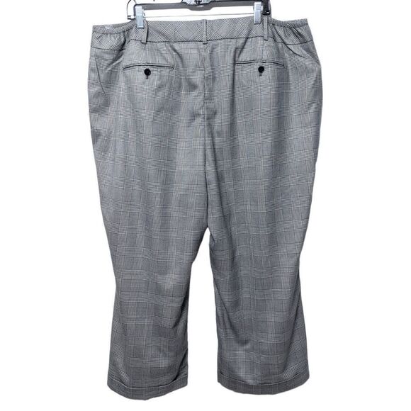 TALBOTS Houndstooth Wool Blend Signature Trouser Pants 24 - Picture 5 of 9